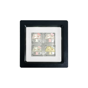 台灯KT猫键帽四个装定制透光可爱精致送礼HelloKitty系列diy键盘