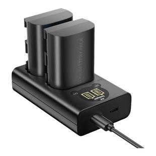 倍量LP-E6/LP-E6NH相机电池适用canon佳能R6 60D 70D 80D 90D 5D4 5D3 5d2 5DS 7D 6D 5DMark充电器lpe6nh