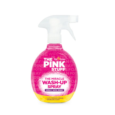 英国进口Star Drops粉利来厨房去油洗涤泡沫喷雾剂the pink stuff