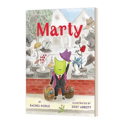英文原版 精装绘本 Marty 马蒂 3-7岁儿童孤独小趣味故事绘本 精装 英文版 进口英语原版书籍