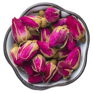 山东平阴玫瑰花茶 500g 重瓣红玫瑰干玫瑰花蕾 食用玫瑰花茶泡水