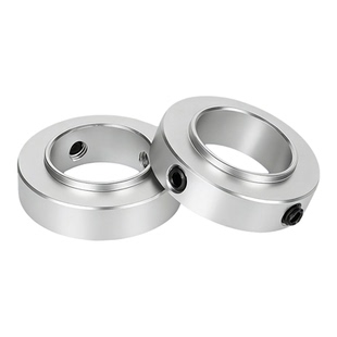 铝合金轴承固定环光轴挡圈凸台顶丝台阶限位环定位环SCSBR/SCSRAW