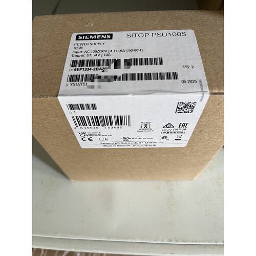 议价全新现货6EP13342BA20西门子电源PSU100S24VDC10A6EP13342BA2