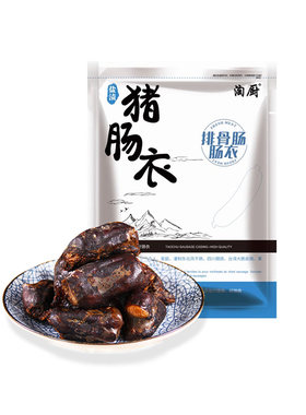 帝一鸣天然猪肠衣自制风干排骨肠