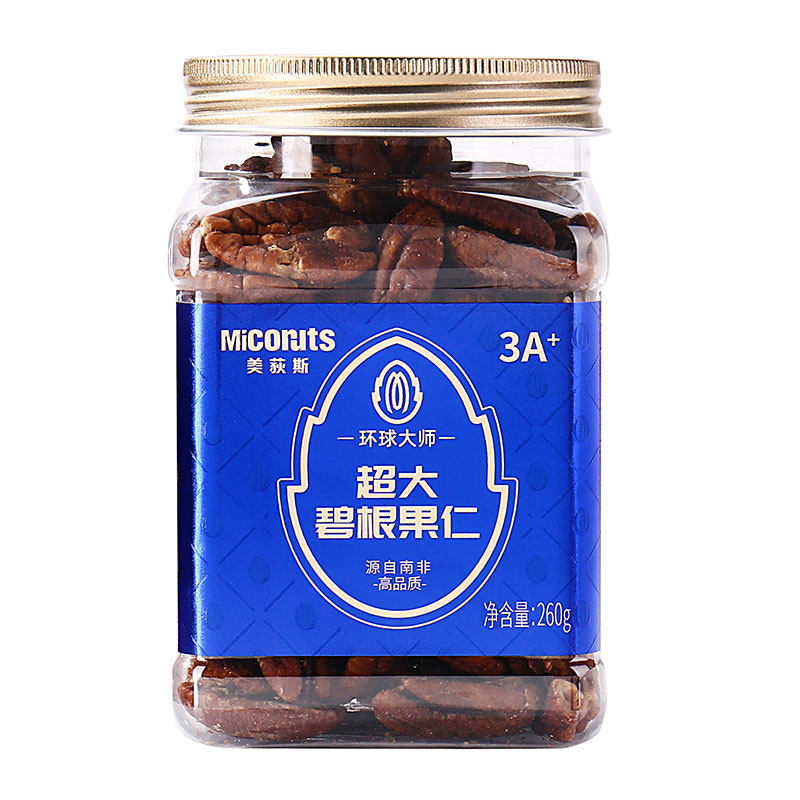 美荻斯碧根果高端坚果零食罐装