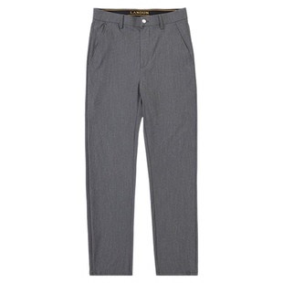 春季男士休闲裤小熊总团队修身直筒商务免烫透气休闲微弹抗皱裤子