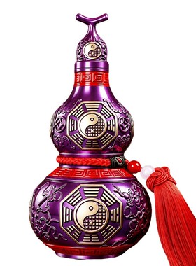 紫气东来精工铜葫芦摆件