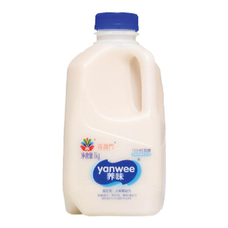 养味饮品桶装乳酸菌酸奶1kg大桶