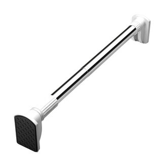 一根可伸缩晾衣杆衣柜专用免打孔不锈钢强力承重加粗晾晒浴帘杆