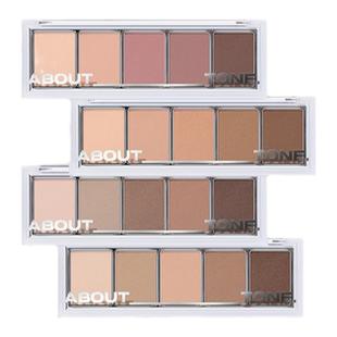 bbia韩国ABOUT_TONE五色眼影盘棕色哑光打底日常修容阴影大地基础