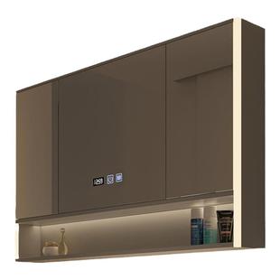 智能浴室镜柜隐藏式可折叠风水镜柜单独卫生间挂墙式翻转定制镜柜