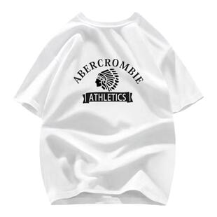 法国公鸡短袖t恤男青少年潮牌圆领纯棉美式复古半袖体恤夏天薄款