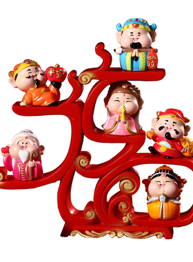 欢喜小神仙Q版财神桌面摆件