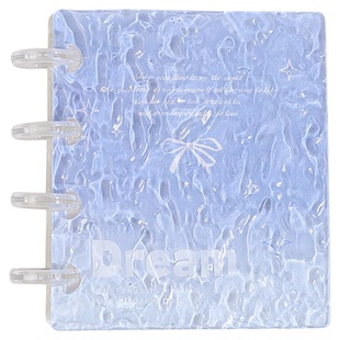 水波纹卡册新款ins水波纹卡册一宫格3寸高颜值亚克力小卡活页