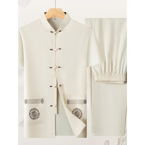Q 55027 Chinese Style Elderly Suit 中式爷爷装 欧美风向跨境
