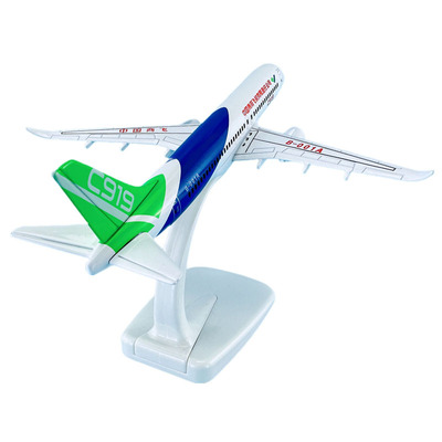 包邮14-16cm合金A380飞机模型