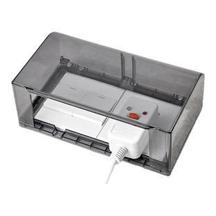 两位插座防水罩大号粘贴式加高防溅盒卫生间电源开关防水盒保护盖