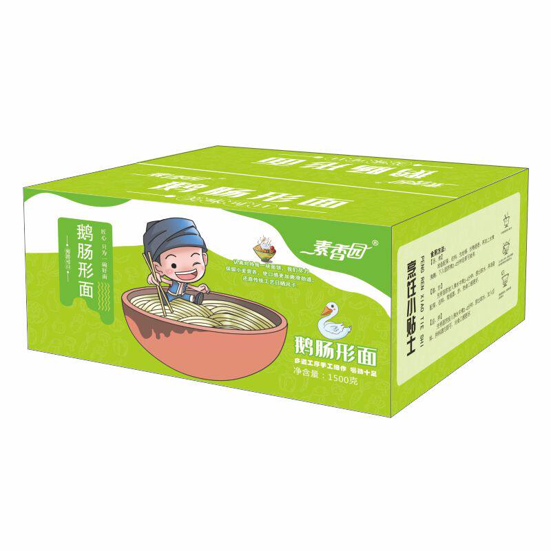 素香园鹅肠面整箱批发独立包装