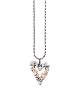 SUMIYAKI原创熔岩爱心项链