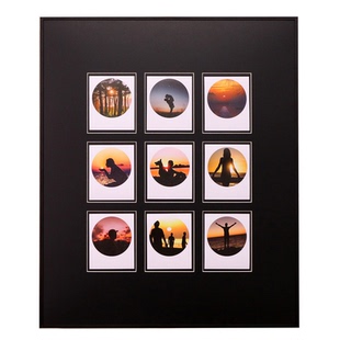 宝丽来go拍立得SQ照片mini铝合金九宫格wide黑色小红书配卡纸装裱