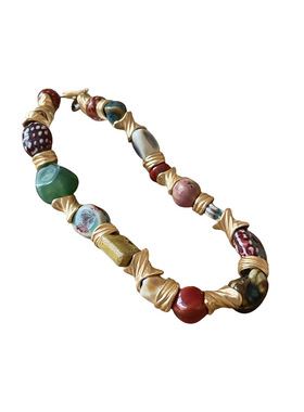 中古vintage饰品民族风拼接颈链