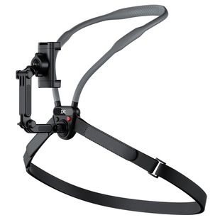 JJC 挂脖手机支架第一视角拍摄设备适用苹果安卓手机胸前拍摄vlog美食直播冷靴口补光灯运动相机挂脖支架配件