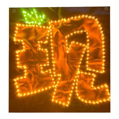 软布灯牌定制演唱会超薄折叠明星led发光旗布手持粉丝应援灯牌