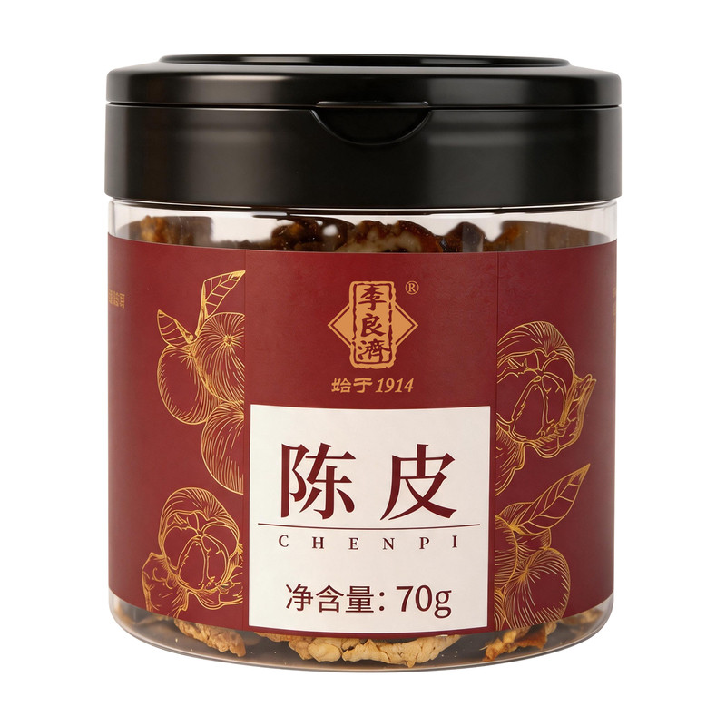 李良济陈皮70g老陈皮干丝冲饮泡茶水煮粥调味男女老人滋补品