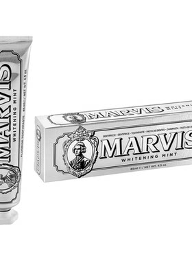 意大利marvis玛尔斯薄荷进口牙膏亮白去烟渍85ml亮白去黄马尔斯