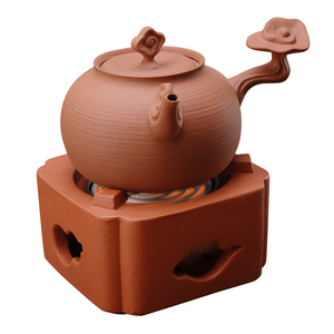 电炉丝煮茶器手工红泥跳盖砂铫壶