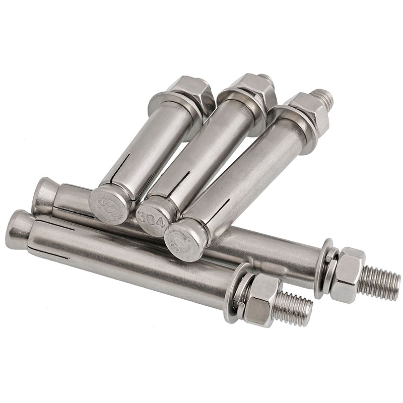 304/201/316不锈钢膨胀螺丝螺栓爆炸加长外拉爆管钉杆M6M8M10GG