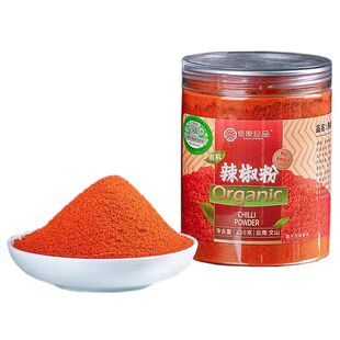 佰家珍品牌云南丘北辣椒有机辣椒粉220克官方正品