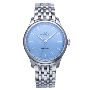 海鸥表设计师系列厂庆70周年无卡度游丝手动上链大三针机械表3415