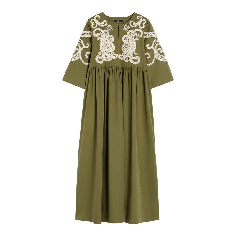 【春夏新降】Weekend MaxMara 26女装宽松棉质连衣裙5221016206