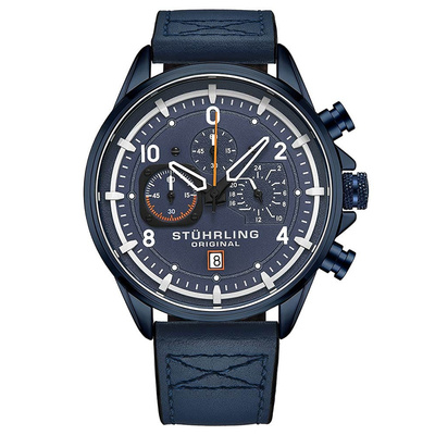 Stuhrling飞行员男士石英表