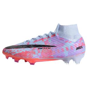 小胖哥耐克姆巴佩刺客15超顶FG长钉气垫高帮足球鞋男女DV2413-405