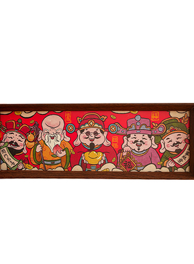 财神爷桌面摆件家用乔迁新居礼品
