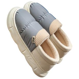 回力棉拖鞋2025新款保暖防滑冬季家居外穿防水包跟月子棉鞋男女款