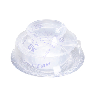 一次性餐具碗筷套装加厚航空环保塑料四件套碟杯勺食品级饭店酒席