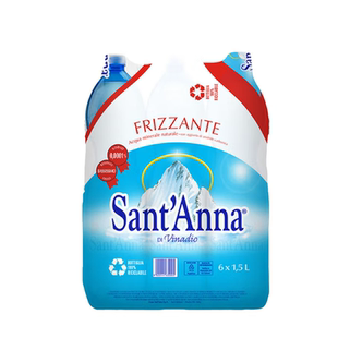 圣安娜Sant'Anna意大利进口天然弱碱性饮用水低钠矿泉水500ML*24