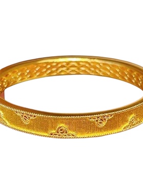 同款镂空锦叶窗花手镯新中式潮风闭口镯子送女友