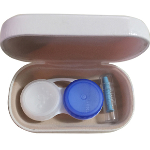 角膜塑形镜伴侣盒 RGP镜盒 近视OK镜吸棒 硬性眼镜套装吸棒双联盒