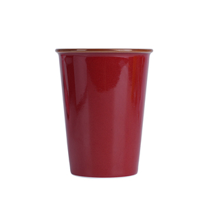 景德镇高温颜色釉陶瓷耕道堂霁红可乐杯｛礼品级｝