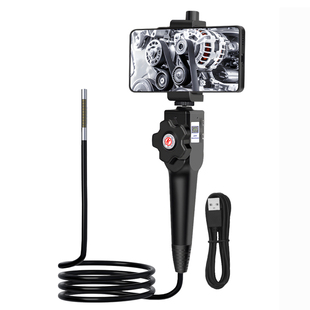 360度旋转高清内窥镜汽修专用发动机缸内积碳工业管道探头耐高温