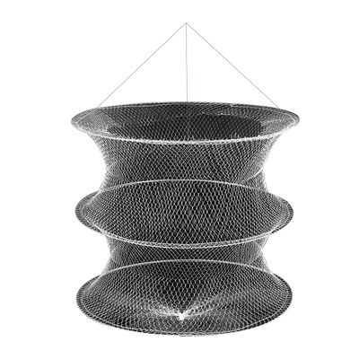 梦达简易折叠白钓虾网