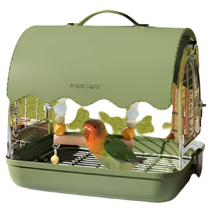 布卡星鸟笼鹦鹉外出笼便携鸟包小太阳虎皮牡丹玄凤专用外带鸟笼子