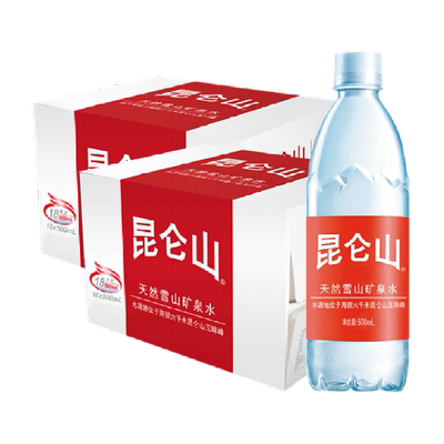 昆仑山高端品质矿泉水500mlx36瓶