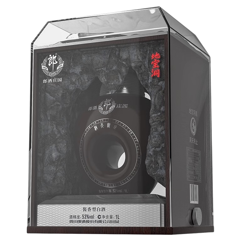 郎酒 郎酒庄园•洞藏系列酒（洞天观止）53度酱香型白酒 1L