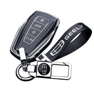 适用吉利星越L钥匙套博越pro星瑞越帝豪gl远景x3x6熊猫车包扣几何