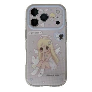 网红卡通可爱野有上秋适用苹果17Pro手机壳带手链iphone16promax新款15Pro少女心16全包16Pro防摔17保护套15